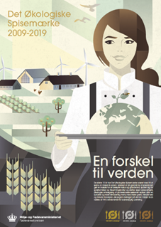 Det Økologiske Spisemærke jubilæumsplakat